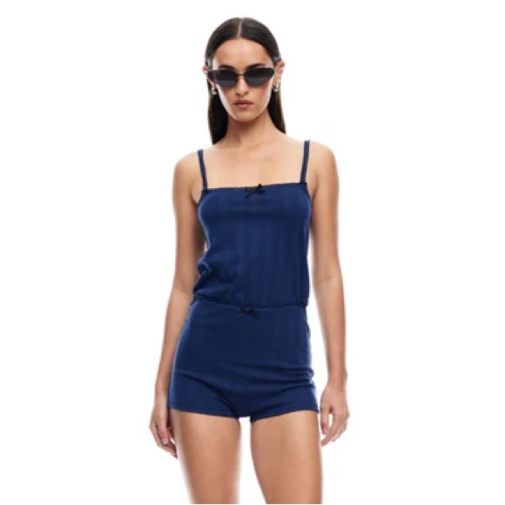 Lioness Poolside Romper in Navy